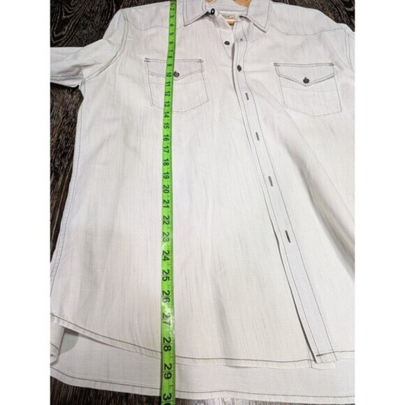 Lucky Brand Western Distinctive Shirt Mens XL Button Up Guaranteed Fit Sports115 - Picture 9 of 9